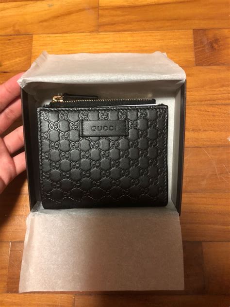 gucci black french wallet|small black Gucci wallet.